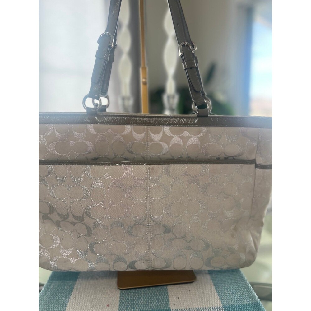 Coach Gallery Lurex East/West Tote - Picture 3 of 7